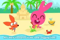 Purple Pink Summer Beach-Kids Party Education App Screen Shot 28