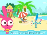 Purple Pink Summer Beach-Kids Party Education App Screen Shot 15