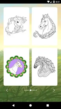 Horse Coloring Pages Screen Shot 0