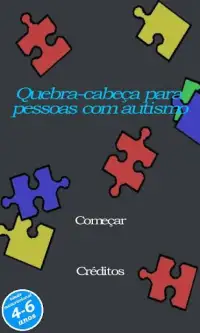 Quebra-cabeça para pessoas com autismo Screen Shot 1