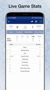 Stars Hockey: Live Scores, Stats, Plays, & Games Screen Shot 4