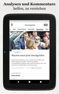 FAZ.NET - Nachrichten App Screen Shot 0