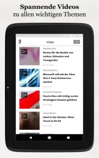 FAZ.NET - Nachrichten App Screen Shot 1
