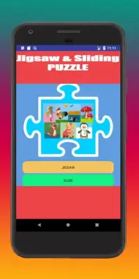 Kids Jigsaw and Sliding Puzzle Game Screen Shot 5