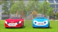 Blue Car Watch Race Screen Shot 0