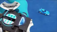 Blue Car Watch Race Screen Shot 3