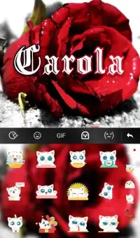 Carola TouchPal Keyboard Theme Screen Shot 2