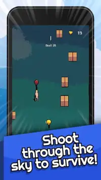 Bollean : shoot, jump and dodge Screen Shot 1