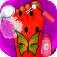 Ladybug Foot Spa - Girls Salon Game