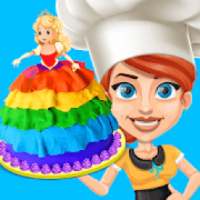 Unicorn Doll Cake - Sweet Rainbow Cupcake Desserts