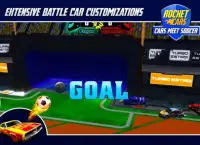 Rocket Car Soccer : Demolish Car Football Game Screen Shot 1