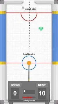 Pool Ball : Disk hockey, carrom and golf game Screen Shot 1