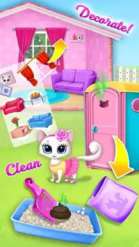 Kitty Meow Meow - My Cute Cat Day Care & Fun Screen Shot 24