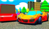 Toon Car drive and park simulator Screen Shot 9