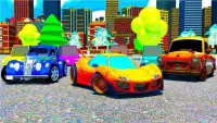 Toon Car drive and park simulator Screen Shot 6
