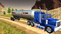 Offroad oil tanker transport cargo truck simulator Screen Shot 1