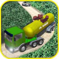 Offroad oil tanker transport cargo truck simulator