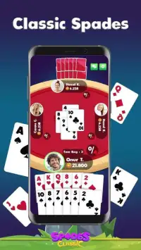 Spades Classic - Online Multiplayer Card Game Screen Shot 15