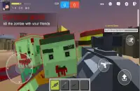 Pixel Zombie Gun 3D - Online FPS Screen Shot 2
