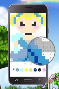 Pixel Art: Princess Screen Shot 2