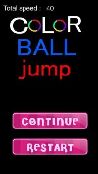 color ball jumping Screen Shot 0