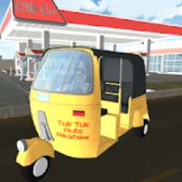 Gas Station Rikshaw Auto Driving Game