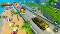 Real Tank Fighting Traffic Riding 3D Screen Shot 0