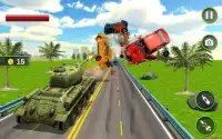 Real Tank Fighting Traffic Riding 3D Screen Shot 15