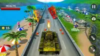 Real Tank Fighting Traffic Riding 3D Screen Shot 9