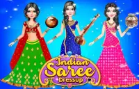 Indian Saree Dress Up and chaniya choli dresses Screen Shot 9