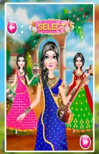 Indian Saree Dress Up and chaniya choli dresses Screen Shot 5