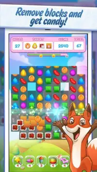 Sweet Candy Yummy * Color Match Crush Puzzle Screen Shot 2