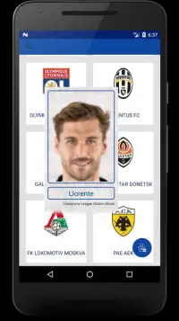 Champions League Sticker Album Screen Shot 2