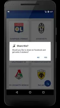 Champions League Sticker Album Screen Shot 1