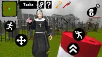 Neighbor Nun. Scary Escape 3D Screen Shot 2