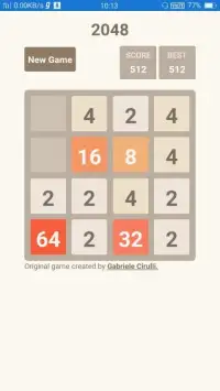 2048 Game Screen Shot 0