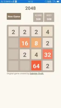 2048 Game Screen Shot 1