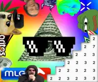 MLG Memes Color By Number MLG Pixel Art Screen Shot 5