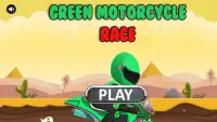 Green Motorcycle Race Screen Shot 2