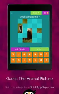 Guess The Animal Picture Screen Shot 4