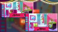 Doll House Cleaning Game for girls Screen Shot 3
