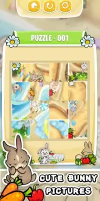 Bunny Puzzle - Das Kaninchen-Puzzle-Spiel Screen Shot 1