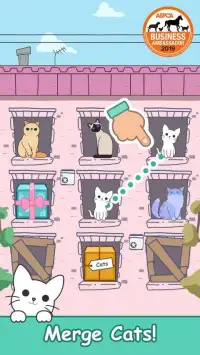 Cats Tower - Merge Kittens! Screen Shot 9