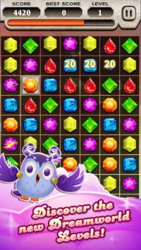 Jewels Star Crush - offline puzzle game Screen Shot 4