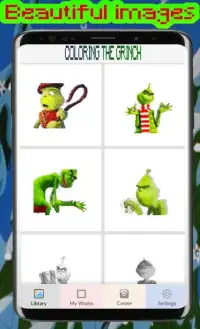 Grinch - Color by number Screen Shot 3