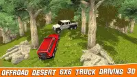 Offroad Desert 6x6 Truck Driving 3D Screen Shot 11