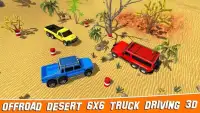 Offroad Desert 6x6 Truck Driving 3D Screen Shot 18