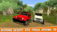Offroad Desert 6x6 Truck Driving 3D Screen Shot 15