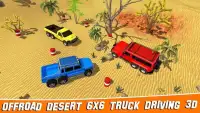 Offroad Desert 6x6 Truck Driving 3D Screen Shot 9