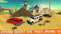 Offroad Desert 6x6 Truck Driving 3D Screen Shot 6
